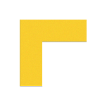 FLEX Floor Marking Corners 6" x 6" Yellow
