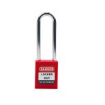Red LOTO Padlock 76 mm Long Shackle UAE KSA