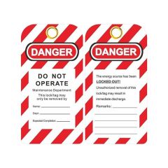 Lockout Tagout Tags