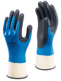 SHOWA 377 Liquid,Oil,General Handling Hazards Safety Hand Gloves KSA