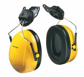 3M Peltor Optime 98 H9P3E Cap Mount Earmuffs 